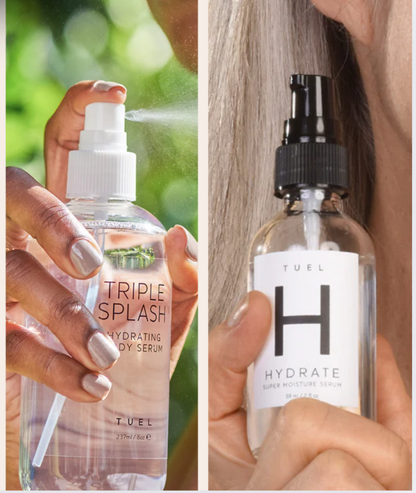 Hydrate and Triple Splash, Face and Body Bundle