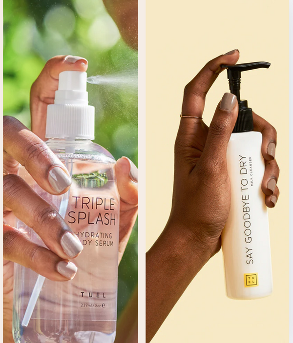 Triple Splash Body Serum & Say Goodbye to Dry Cleanser Bundle