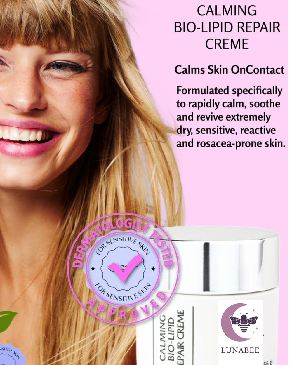 LUNABEE Calming Bio-Lipid Repair Cream – Bumblebee Skincare LUNABEE Calming Bio-Lipid Repair Cream – Bumblebee Skincare